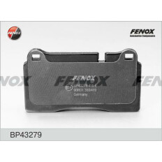 Колодки тормозные дисковые Fenox, передние, комплект на ось (4 шт), арт. BP43279