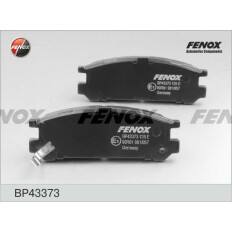 Колодки тормозные дисковые Fenox задние, комплект на ось (4 шт), арт. BP43373