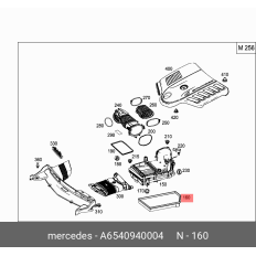 Фильтр воздушный Mercedes, арт. A 654 094 00 04