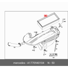 Фильтр воздушный Mercedes, арт. A 177 094 01 04