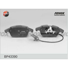 Колодки тормозные дисковые Fenox, передние, комплект на ось (4 шт), арт. BP43390