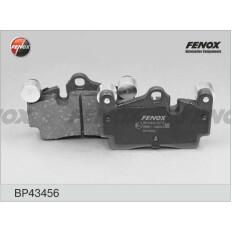 Колодки тормозные дисковые Fenox, задние, комплект на ось (4 шт), арт. BP43456