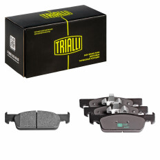 Колодки тормозные дисковые Trialli, комплект на ось (4 шт), арт. PF 0101