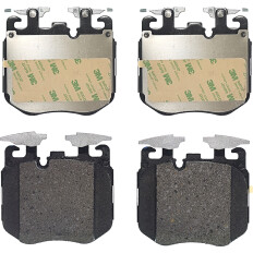 Колодки тормозные дисковые Brembo, комплект на ось (4 шт), арт. P 06 106