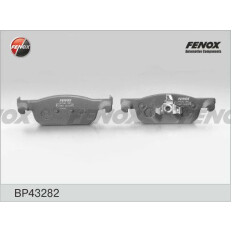 Колодки тормозные дисковые Fenox, передние, комплект на ось (4 шт), арт. BP43282
