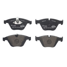 Колодки тормозные дисковые Brembo, передние, комплект на ось (4 шт), арт. P 06 054X