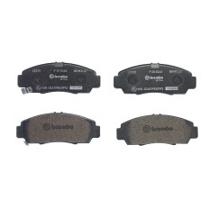 Колодки тормозные дисковые Brembo, передние, комплект на ось (4 шт), арт. P 28 034X