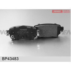 Колодки тормозные дисковые Fenox задние, комплект на ось (4 шт), арт. BP43483