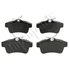 Колодки тормозные дисковые Japan Parts, задние, комплект на ось (4 шт), арт. PP-0604AF