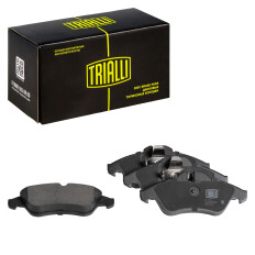 Колодки тормозные дисковые Trialli, передние, комплект на ось (4 шт), арт. PF 1501