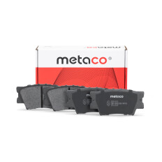 Колодки тормозные дисковые Metaco, задние, комплект на ось (4 шт), арт. 3010-013