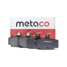 Колодки тормозные дисковые Metaco, задние, комплект на ось (4 шт), арт. 3010-039