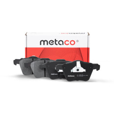 Колодки тормозные дисковые Metaco, передние, комплект на ось (4 шт), арт. 3000-150