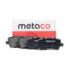 Колодки тормозные дисковые Metaco, задние, комплект на ось (4 шт), арт. 3010-045