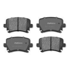 Колодки тормозные дисковые Metaco, задние, комплект на ось (4 шт), арт. 3010-022