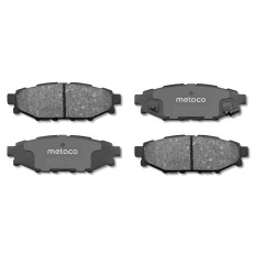Колодки тормозные дисковые Metaco, задние, комплект на ось (4 шт), арт. 3010-024