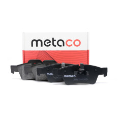 Колодки тормозные дисковые Metaco, задние, комплект на ось (4 шт), арт. 3010-060