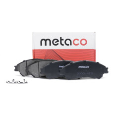 Колодки тормозные дисковые Metaco, передние, комплект на ось (4 шт), арт. 3000-413