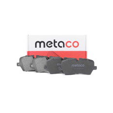 Колодки тормозные дисковые Metaco, задние, комплект на ось (4 шт), арт. 3010-180