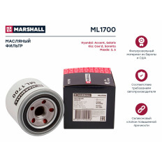 Фильтр масляный Marshall, арт. ML1700