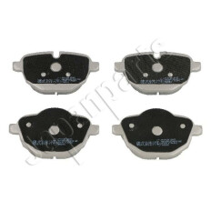 Колодки тормозные дисковые Japan Parts, задние, комплект на ось (4 шт), арт. PP-0112AF