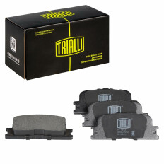 Колодки тормозные дисковые Trialli, задние, комплект на ось (4 шт), арт. PF 1913