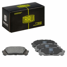 Колодки тормозные дисковые Trialli задние, комплект на ось (4 шт), арт. PF 4107