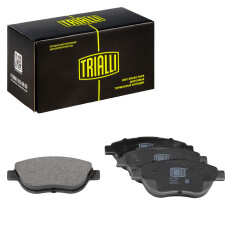Колодки тормозные дисковые Trialli, передние, комплект на ось (4 шт), арт. PF 4195