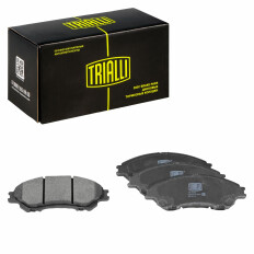 Колодки тормозные дисковые Trialli передние, комплект на ось (4 шт), арт. PF 4335