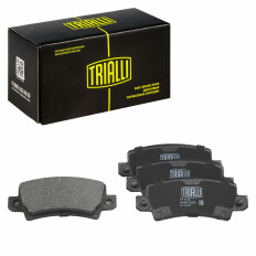 Колодки тормозные дисковые Trialli задние, комплект на ось (4 шт), арт. PF 4108