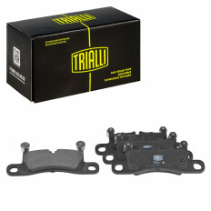 Колодки тормозные дисковые Trialli, задние, комплект на ось (4 шт), арт. PF 4123