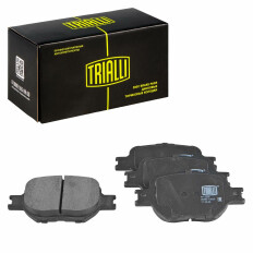 Колодки тормозные дисковые Trialli передние, комплект на ось (4 шт), арт. PF 4338