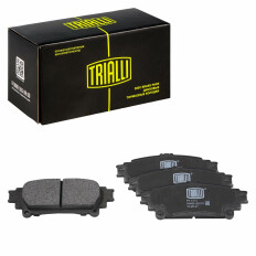 Колодки тормозные дисковые Trialli, задние, комплект на ось (4 шт), арт. PF 4113