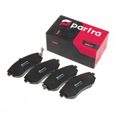 Колодки тормозные дисковые Partra, передние, комплект на ось (4 шт), арт. BP6166