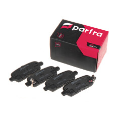 Колодки тормозные дисковые Partra, передние, комплект на ось (4 шт), арт. BP6073