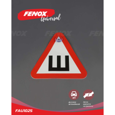 Знак Fenox «Шипы», внутренний, на присоске, треугольный, 150x150мм, арт. FAU1025