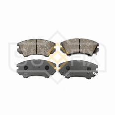 Колодки тормозные дисковые Sufix, передние, комплект на ось (4 шт), арт. SX-1089