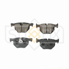 Колодки тормозные дисковые Sufix, задние, комплект на ось (4 шт), арт. SX-1062