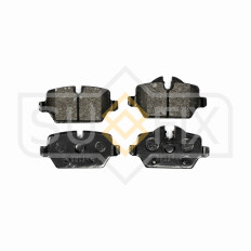 Колодки тормозные дисковые Sufix, задние, комплект на ось (4 шт), арт. SX-1043