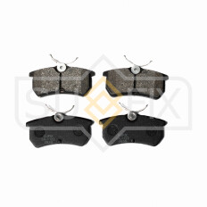 Колодки тормозные дисковые Sufix, задние, комплект на ось (4 шт), арт. SX-1122