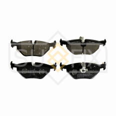 Колодки тормозные дисковые Sufix, задние, комплект на ось (4 шт), арт. SX-1050