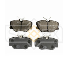 Колодки тормозные дисковые Sufix, передние, комплект на ось (4 шт), арт. SX-1597