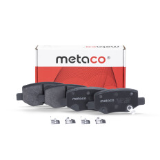 Колодки тормозные дисковые | зад METACO, арт. 3010-360