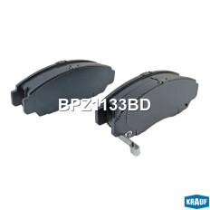 Колодки тормозные дисковые Krauf, комплект на ось (4 шт), арт. BPZ1133BD