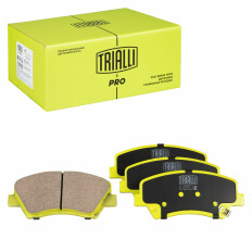 Колодки тормозные дисковые Trialli Pro керамические, передние, комплект на ось (4 шт), арт. PF 2208CR