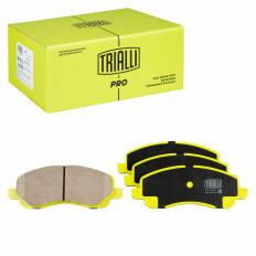 Колодки тормозные дисковые Trialli Pro керамические, передние, комплект на ось (4 шт), арт. PF 1101CR