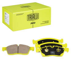 Колодки тормозные дисковые Trialli Pro керамические, передние, комплект на ось (4 шт), арт. PF 4287CR