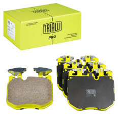 Колодки тормозные дисковые Trialli Pro керамические, передние, комплект на ось (4 шт), арт. PF 4213CR