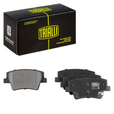 Колодки тормозные дисковые Trialli, задние, комплект на ось (4 шт), арт. PF 0875