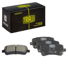 Колодки тормозные дисковые Trialli, задние, комплект на ось (4 шт), арт. PF 2337